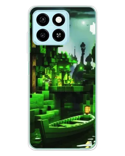 Чехол для ZTE Blade A55 с картинкой «Minecraft лесной пейзаж» Чехол для ZTE Blade A55 с картинкой «Minecraft лесной пейзаж»