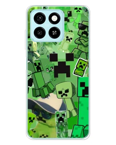Чехол для ZTE Blade A55 с картинкой «Криперы Minecraft» Чехол для ZTE Blade A55 с картинкой «Криперы Minecraft»