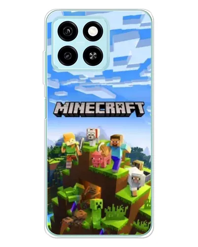 Чехол для ZTE Blade A55 с картинкой «Minecraft классический мир» Чехол для ZTE Blade A55 с картинкой «Minecraft классический мир»