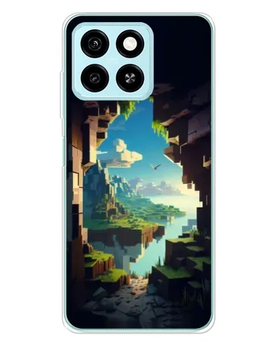 Чехол для ZTE Blade A55 с картинкой «Вид из пещеры» Чехол для ZTE Blade A55 с картинкой «Вид из пещеры»