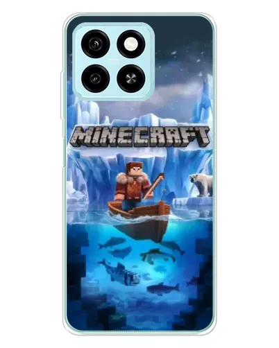 Чехол для ZTE Blade A55 с картинкой «Minecraft ледяной мир» Чехол для ZTE Blade A55 с картинкой «Minecraft ледяной мир»