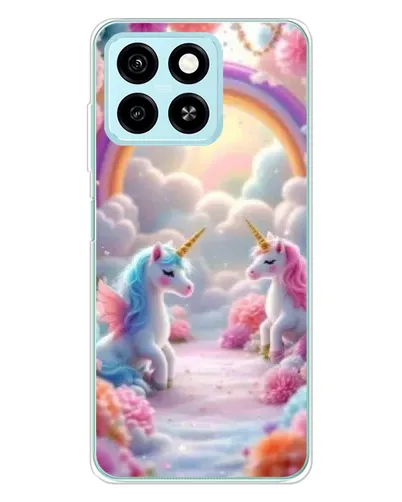 Чехол для ZTE Blade A55 с картинкой «Радуга и единороги» Чехол для ZTE Blade A55 с картинкой «Радуга и единороги»