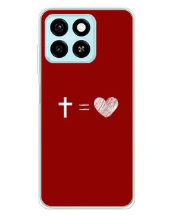 Чохол для ZTE Blade A55 з картинкою «Рівняння любові»