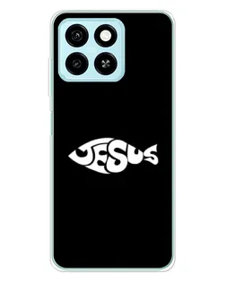 Чохол для ZTE Blade A55 з картинкою «Риба  Jesus»