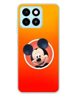 Чехол для ZTE Blade A55 с картинкой «Mickey в круге»