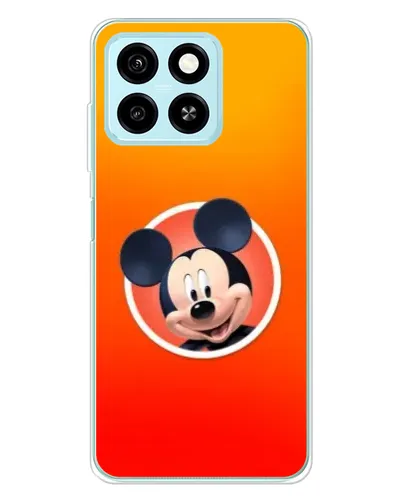 Чехол для ZTE Blade A55 с картинкой «Mickey в круге»