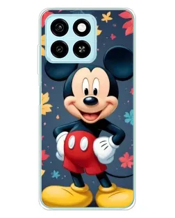 Чехол для ZTE Blade A55 с картинкой «Осенний Mickey Mouse»