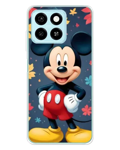 Чехол для ZTE Blade A55 с картинкой «Осенний Mickey Mouse»