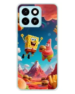 Чехол для ZTE Blade A55 с картинкой «Космический фастфуд» Чехол для ZTE Blade A55 с картинкой «Космический фастфуд»