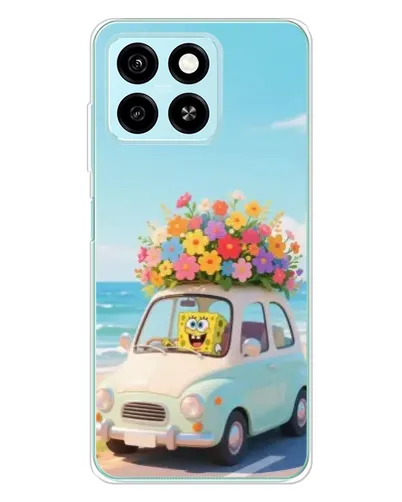 Чехол для ZTE Blade A55 с картинкой «Автомобильное путешествие»