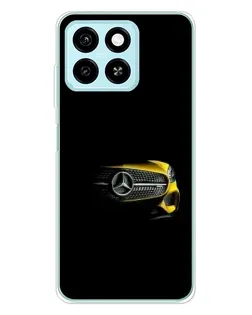 Чехол для ZTE Blade A55 с картинкой «Mercedes — ретро стиль»