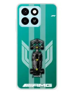 Чехол для ZTE Blade A55 с картинкой «Mercedes AMG Petronas»