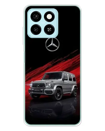 Чехол для ZTE Blade A55 с картинкой «Mercedes G-Class красный» Чехол для ZTE Blade A55 с картинкой «Mercedes G-Class красный»