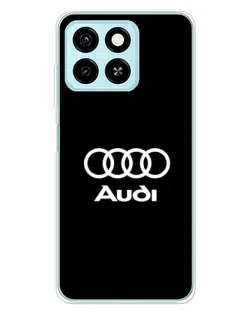 Чехол для ZTE Blade A55 с картинкой «Классическое лого Audi»