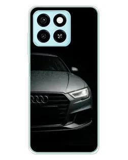 Чехол для ZTE Blade A55 с картинкой «Audi — детализация кузова»