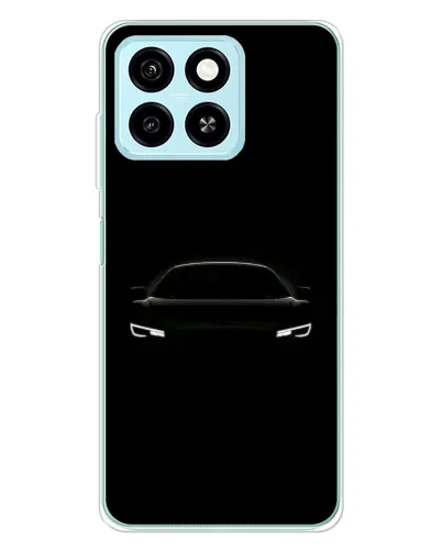 Чехол для ZTE Blade A55 с картинкой «Взгляд Audi в темноте»