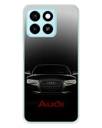 Чехол для ZTE Blade A55 с картинкой «Audi — градиентный контур»