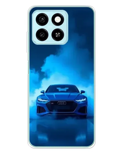 Чехол для ZTE Blade A55 с картинкой «Audi — голубая энергия»