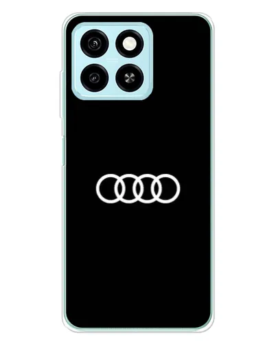 Чехол для ZTE Blade A55 с картинкой «Audi White Logo»