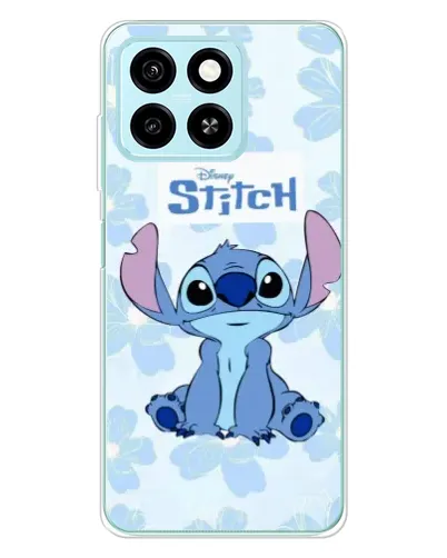 Чехол для ZTE Blade A55 с картинкой «Stitch среди цветов» Чехол для ZTE Blade A55 с картинкой «Stitch среди цветов»