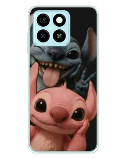Чехол для ZTE Blade A55 с картинкой «Стич и Ангел» Чехол для ZTE Blade A55 с картинкой «Стич и Ангел»