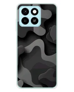 Чохол для ZTE Blade A55 з картинкою «Темний абстрактний камуфляж» Чохол для ZTE Blade A55 з картинкою «Темний абстрактний камуфляж»