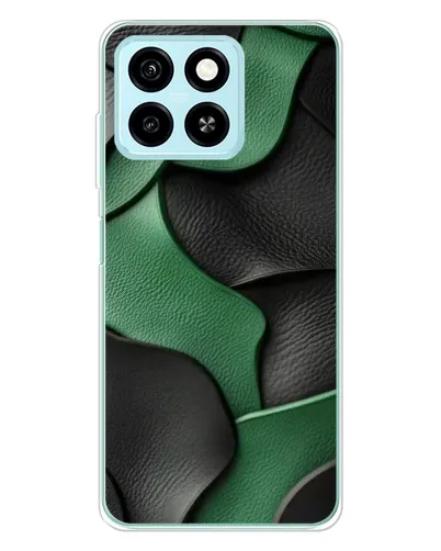 Чохол для ZTE Blade A55 з картинкою «Зелені шкіряні хвилі» Чохол для ZTE Blade A55 з картинкою «Зелені шкіряні хвилі»