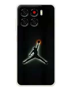 Чехол для ZTE Blade A56 с картинкой «Jordan Gradient Logo»