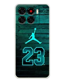 Чехол для ZTE Blade A56 с картинкой «Jordan Cyan 23»
