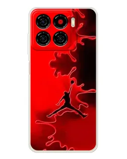 Чехол для ZTE Blade A56 с картинкой «Jordan Red Smoke»