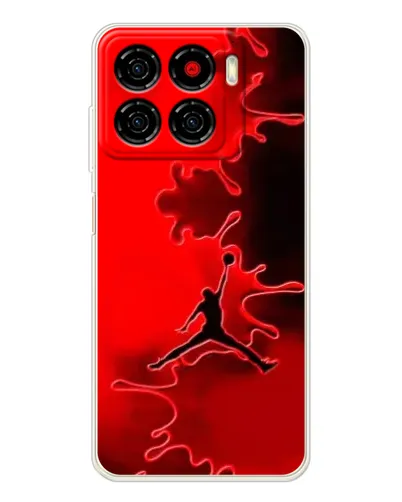 Чехол для ZTE Blade A56 с картинкой «Jordan Red Smoke»