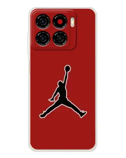 Чехол для ZTE Blade A56 с картинкой «Jordan Red Back»