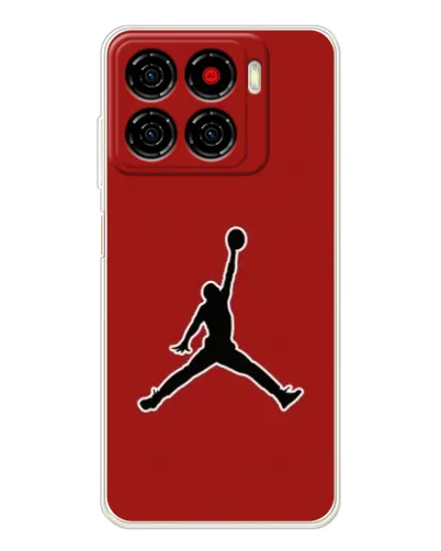 Чехол для ZTE Blade A56 с картинкой «Jordan Red Back»