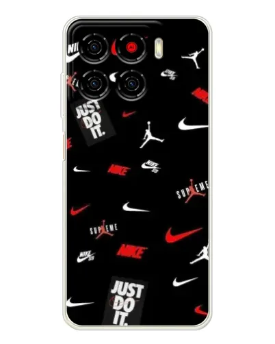 Чехол для ZTE Blade A56 с картинкой «Nike Mix Pattern»