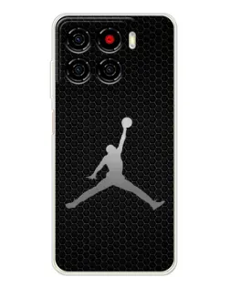 Чехол для ZTE Blade A56 с картинкой «Jordan Dark Carbon»