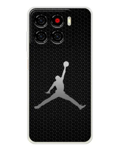Чехол для ZTE Blade A56 с картинкой «Jordan Dark Carbon»