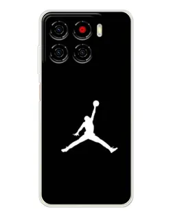Чехол для ZTE Blade A56 с картинкой «Jordan Silhouette»