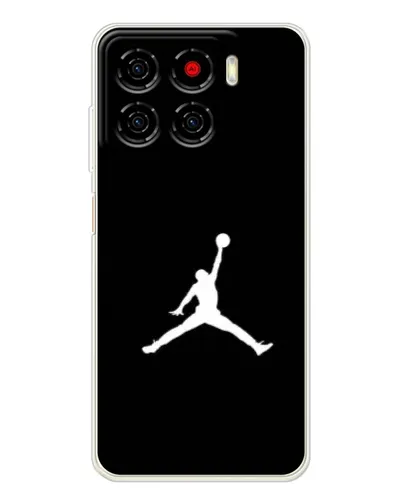 Чехол для ZTE Blade A56 с картинкой «Jordan Silhouette»