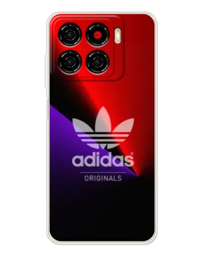 Чехол для ZTE Blade A56 с картинкой «Adidas Red Neon»