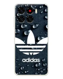 Чехол для ZTE Blade A56 с картинкой «Adidas Trefoil Blue»