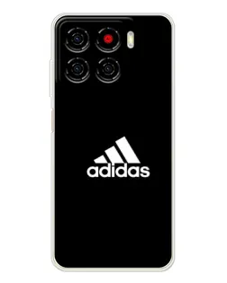 Чехол для ZTE Blade A56 с картинкой «Черная классика Adidas»