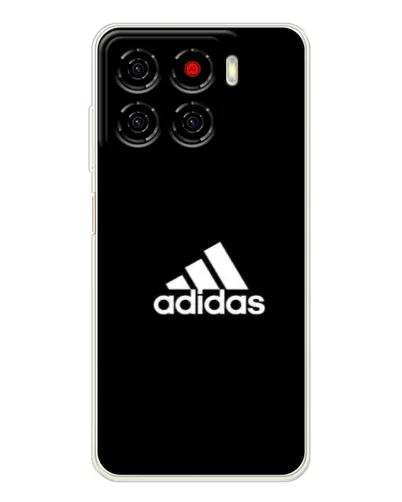 Чехол для ZTE Blade A56 с картинкой «Черная классика Adidas»