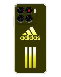 Чехол для ZTE Blade A56 с картинкой «Оливковый градиент Adidas»