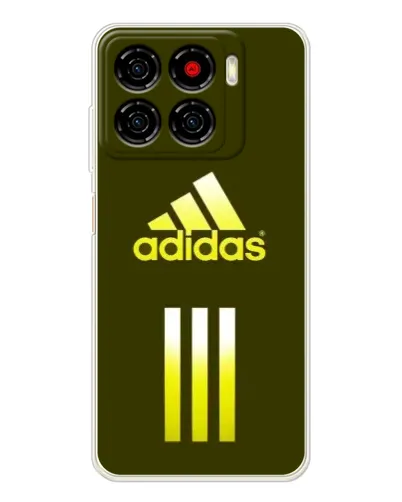 Чехол для ZTE Blade A56 с картинкой «Оливковый градиент Adidas»