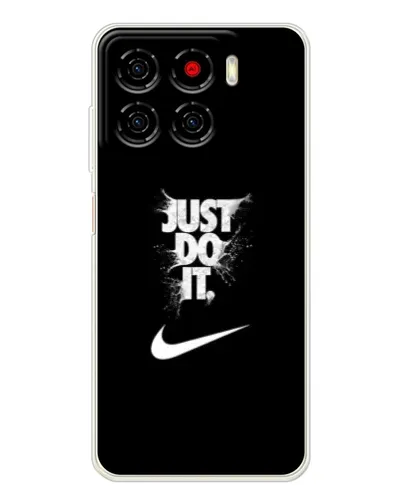 Чехол для ZTE Blade A56 с картинкой «Текстовый принт Nike»