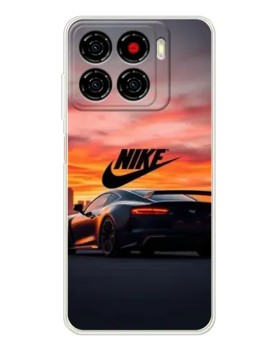 Чехол для ZTE Blade A56 с картинкой «Nike и суперкар»