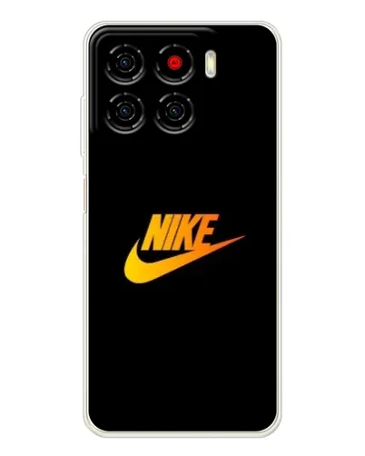 Чехол для ZTE Blade A56 с картинкой «Золотой логотип Nike»
