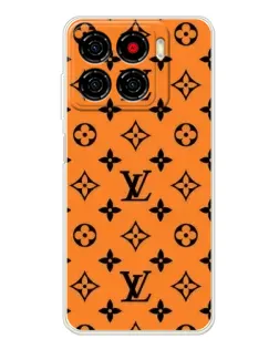 Чехол для ZTE Blade A56 с картинкой «Оранжевый стиль LV»