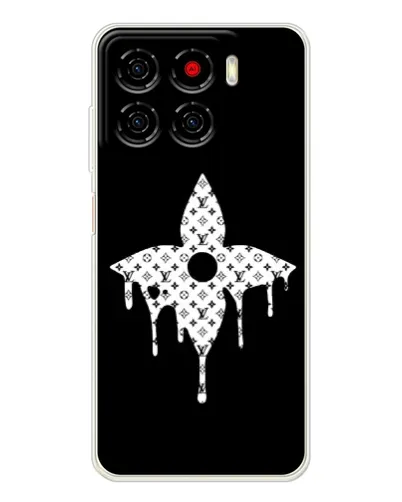 Чехол для ZTE Blade A56 с картинкой «Цветочная монограмма» Чехол для ZTE Blade A56 с картинкой «Цветочная монограмма»