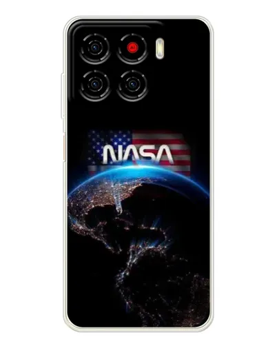 Чехол для ZTE Blade A56 с картинкой «Земля из космоса NASA»
